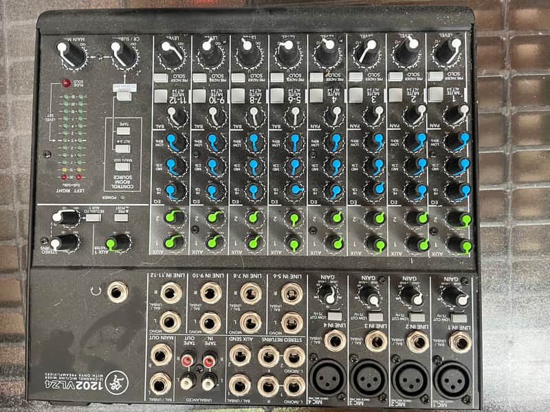 Mackie 1202VLZ4 12-Channel Mic / Line Mixer 2014 - Present - Black image 1