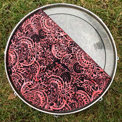 16" single layer Drum Bunny cloth drum cover - dampener - partial mute - compare to Drum Tortillas - Quesadilla - Big Fat Snare image 2