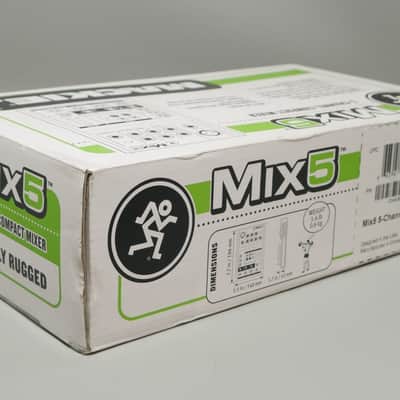 Mackie Mix5 5 Channel Compact Desktop Mixer New in Sealed Box image 4