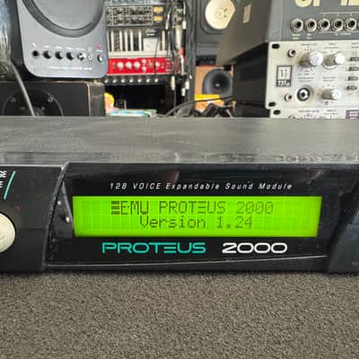 E-MU Systems Proteus 2000 Rackmount 128-Voice Sampler Module with CMPSR Card ,v1.24 //ARMENS// image 2