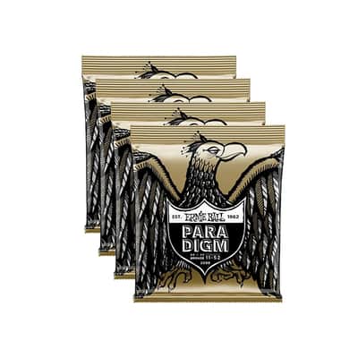 Ernie Ball P02088 Paradigm Light 80/20 Bronze Acoustic Guitar Strings (11-52) 2010s, 4PACK, #P02088-4 image 1