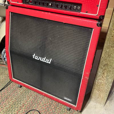 Randall RG100ES 2-Channel 120-Watt Solid State Guitar Amp Head 1980s - Red Snake Skin image 2