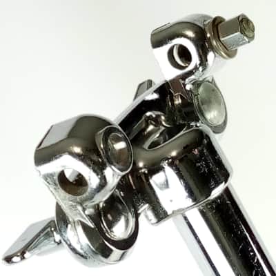 Ludwig Double Tom Drum Stand Mounts Hercules Blue/Olive Vintage70s 2-L-Arm Posts image 7