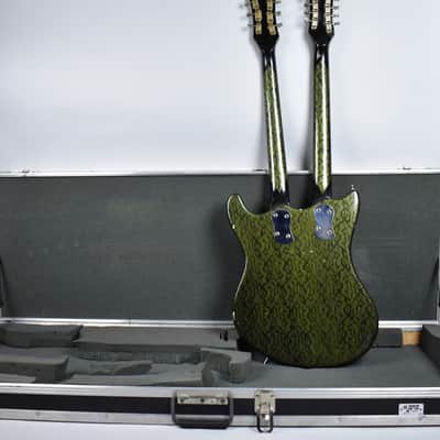 1966 Mosrite Double Neck 6/12 Rare 1 of 1 Custom Snake Skin w/OHSC image 2