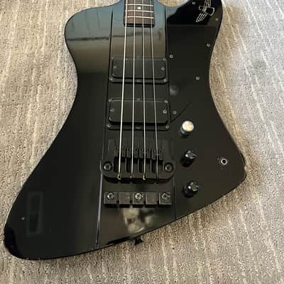 Greco TB-700 Thunderbird Bass Black 1980s MIJ with Hipshot SuperTone Gibson Bridge + Gibson Thunderbird Case image 23