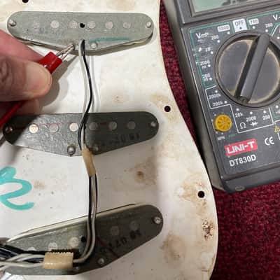 Fender Stratocaster 1974 - 1975 Loaded Pickguard Factory Original Wiring Harness image 3