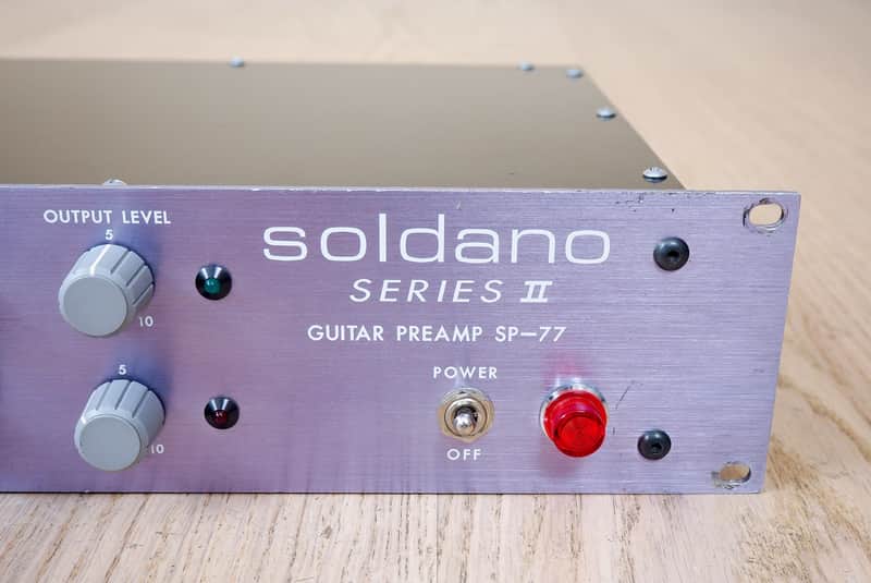 soldano ギタープリアンプ SP-77 SERIES II Soldano SP-77 Series II Rackmount Two-Channel Tube Guitar Preamp