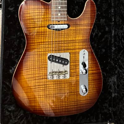 Suhr Classic T SSC 2011 Bengal Burst 1 Piece Flame Maple Top Guitar Signed By J Suhr W/Case image 6