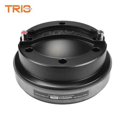 4x PRV Audio D4500Ph Trio 2″ Midrange Driver 500 Watts 4” Voice Coil 8-Ohms – TRIO Phenolic Diaphragm image 6