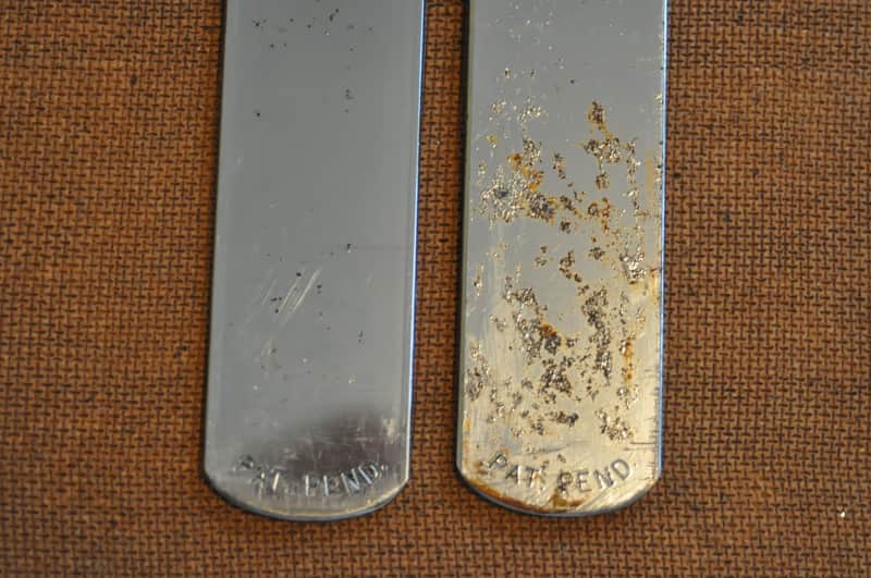 Fender 16" Tilt Back Legs Vintage Original Pat. Pend embossed on legs 1960's image 1