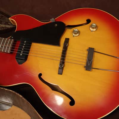 Gibson 1966 ES-125TC Cherry Sunburst image 9