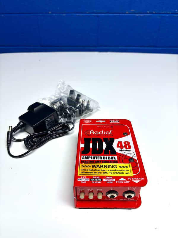 Radial JDX Reactor Amplifier Direct Box 2010s - Red image 1