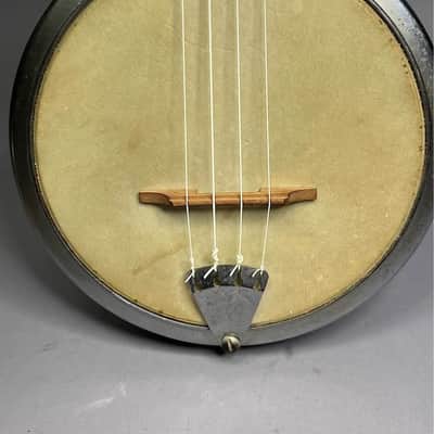 Werco Dixie Uke Banjo Ukulele Banjolele Soprano Steel Body Vintage 1950s image 4