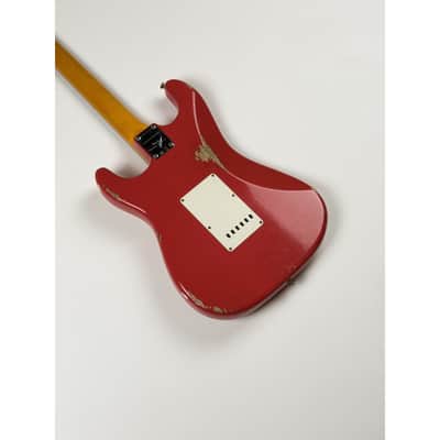 Fender CUSTOM SHOP LTD 62 STRATOCASTER RELIC FIESTA RED 2023 - Relic Fiesta Red image 12