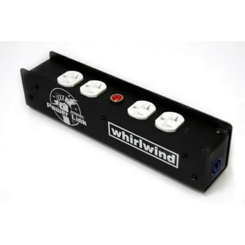 Whirlwind PL1-420WH Power Link AC Outlet Strips Powercon to Edison Handwired image 1