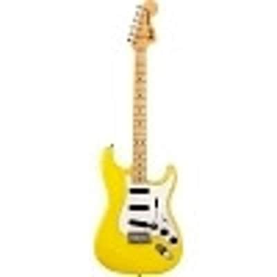 Fender Made in Japan Limited International Color Stratocaster Guitar, Maple Fingerboard, Monaco Yellow w/ Gig Bag image 1