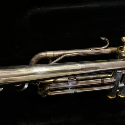 Blessing BTR1460S Silver Trumpet w Case image 8