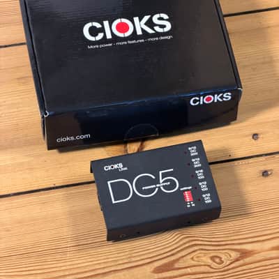 CIOKS DC5 Link 100/300mA 5-Outlet 9-18v Power Supply 2010s - Black image 6
