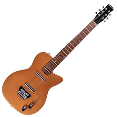 Silvertone - 1303 CM Single Cut Bolt-on Lipstic Pickups image 1