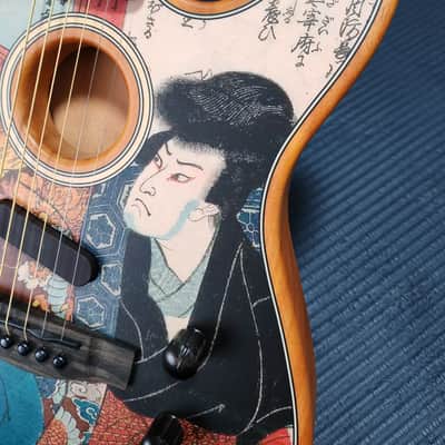 2025 Fender American Acoustasonic Telecaster Kuniyoshi Collection Kabuki - FENDER EXPERIENCE 2025 Tokyo Flagship Exclusive Limited Edition image 9