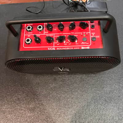Vox Soundbox Mini Mobile Guitar Amp 2010s - Red image 4