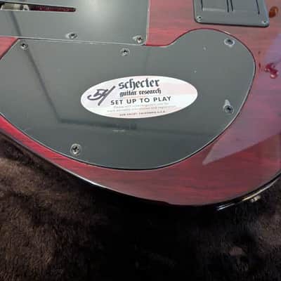 Schecter Hellraiser C-1 FR S Sustainiac 2013 - Present - Black Cherry image 5