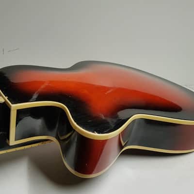 60's SUNBURST JAZZ GUITAR made in GERMANY image 6