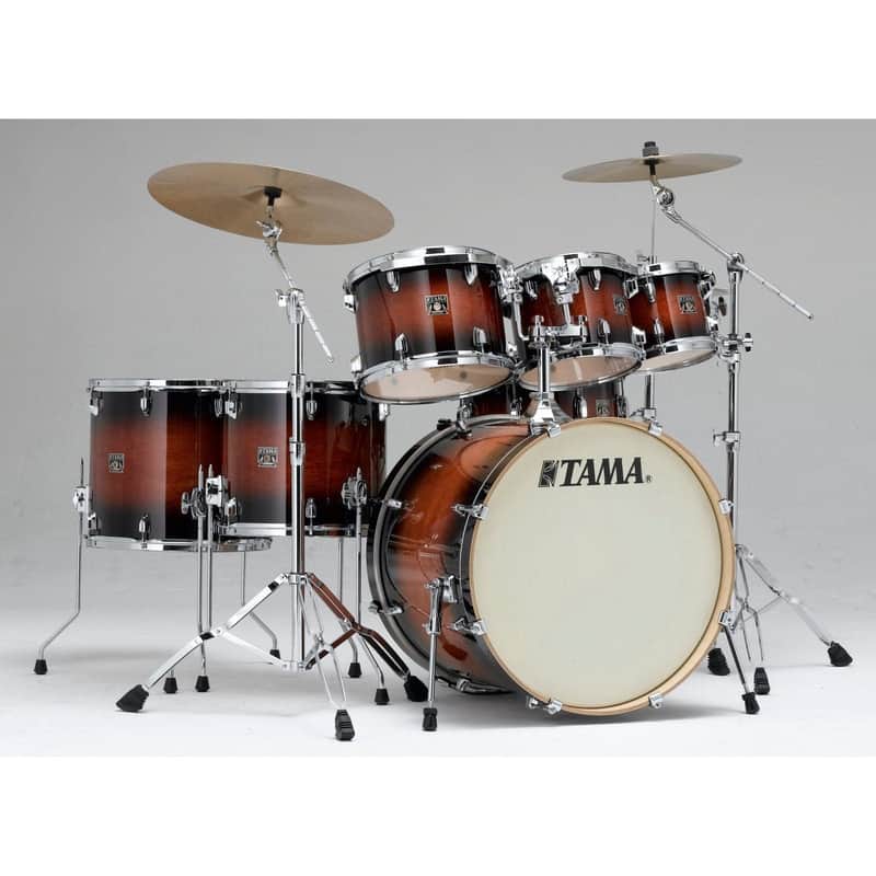 Tama Superstar CL Maple 7pc Drum Set Mahogany Burst image 1