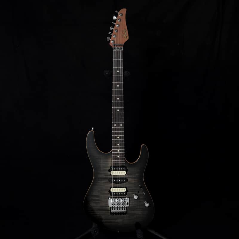 Suhr Custom Modern Guthrie Govan Spec 2012 - Trans Charcoal Burst image 1