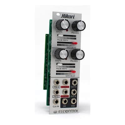 Hikari Instruments Eucrhythm Eurorack Dual Euclidian Sequencer Module image 6