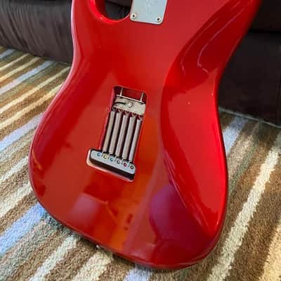 Fender Eric Johnson Stratocaster with Maple Fretboard - Candy Apple Red image 7