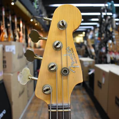 Fender Custom Shop 1960 Precision Bass Relic Super Faded Aged Olympic White w/Tweed Case image 7