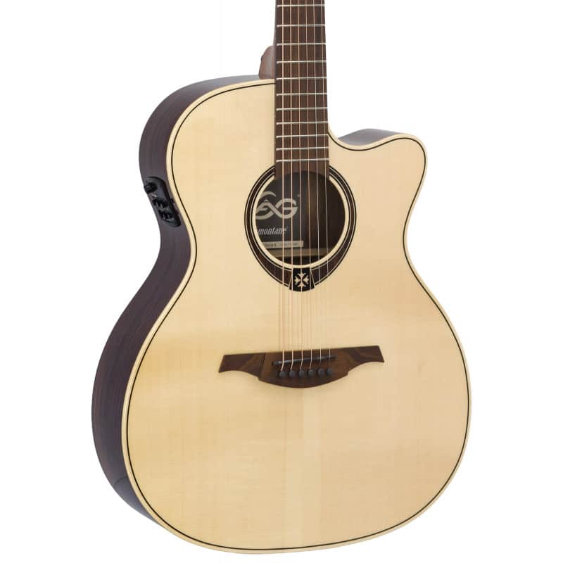 Lag T218ACE Auditorium Cutaway Acoustic-Electric, Natural. New with Full Warranty! image 1
