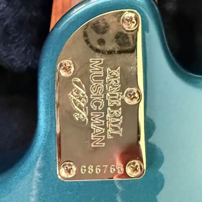 Ernie Ball Music Man BFR James Valentine – Pine Green – Signed – #21/63 – OHSC + COA image 8