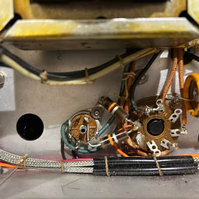 E.F. Johnson Viking 250-33 10 watt vintage tube amplifier project PP triode 6B4G image 14