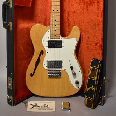 1973 Fender Thinline Telecaster Natural Finish w/OHSC image 1