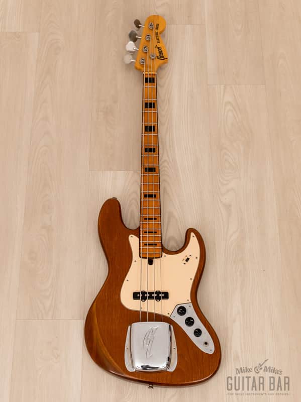 1974 Greco JB-550 Vintage Jazz Bass Mahogany w/ Power Booster