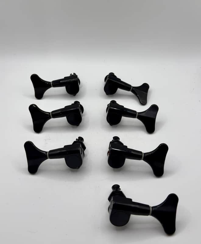 Conklin By Groove Tools GT-7 Tuning Machines 7 String Bass 1990’s - Black image 1