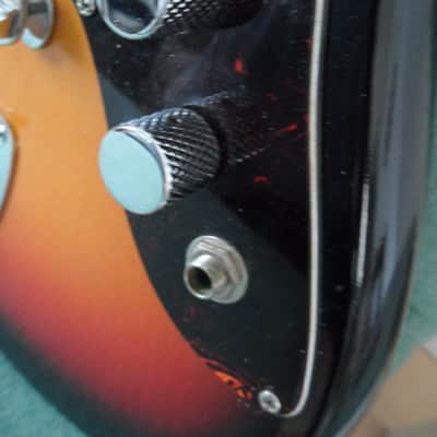 Teisco electric guitar 1960''s to 1970's - sunburst JAPAN 23 1/2" scale image 4