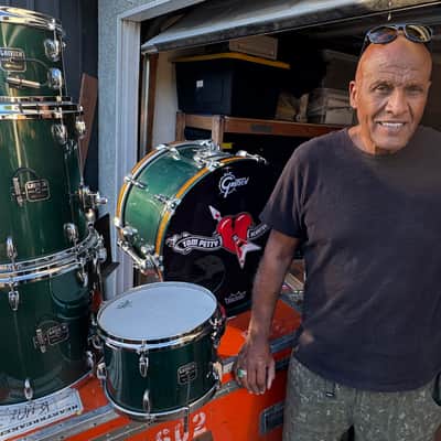 Steve Ferrone's Tom Petty and the Heartbreakers, Gretsch USA Custom- 4x14" "American Drum Series", Snare Drum, Cadillac Green - 2006. SIGNED! image 6