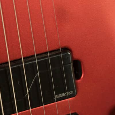 Schecter C-1 SLS Custom - Ebony - Racing Red *B-Stock* image 6