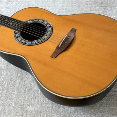1970’s USA Ovation Balladeer Acoustic Electric Guitar Model 1112 4 + OHSC Case image 12