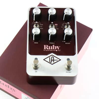 Universal Audio Ruby ’63 Top Boost Amplifier 2022 - Present - Ruby / Silver image 1