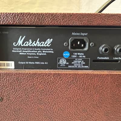 Marshall Acoustic Soloist AS50D 2-Channel 50-Watt 2x8" Acoustic Guitar Combo 2007 - Present - Brown image 7