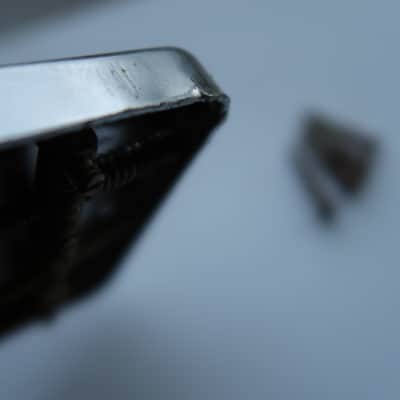 Left Handed Fender Telecaster Bridge  PAT.PEND. Tele / 60's 70's  Chrome 62 Relic RI Lefty image 6
