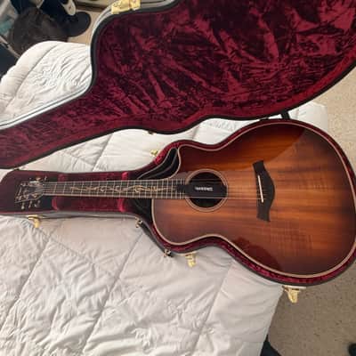 Taylor K24ce.  V-class bracing - Sunburst image 2