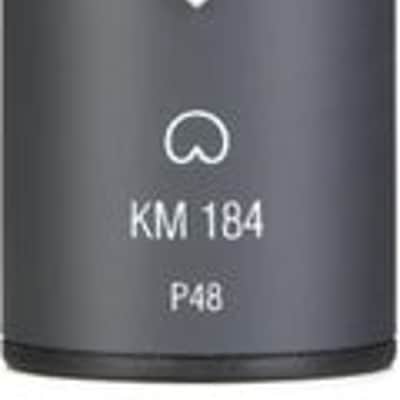 Neumann KM 184 Cardioid Small-diaphragm Condenser Microphone - Matte Black image 3