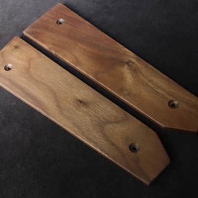 Korg Microkorg Synthesizer Wooden Ends Side Panels Walnut Wood image 2