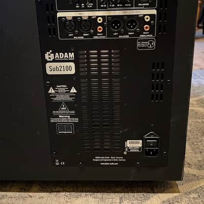 ADAM Audio Sub2100 Active Studio Subwoofer 2010s - Black image 2