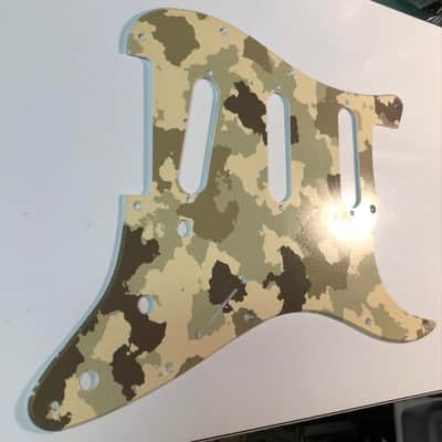 NOS Stratocaster Style Pickguard - Camouflage image 3